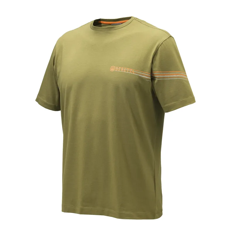 Direkt Vom Hersteller Beretta T-Shirt Uomo Beretta Lines, Dark Earth